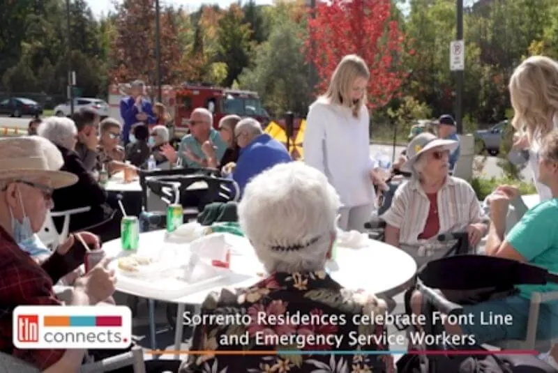 Sorrento Retirement Residence Hosts BBQ Event to Celebrate Frontline & Emergency Services Workers