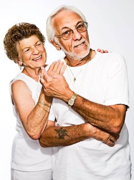 happy, retired couple