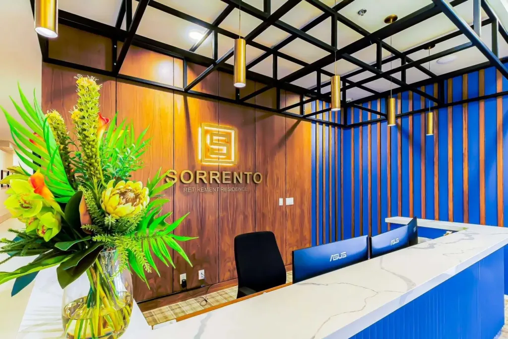 Sorrento’s reception desk